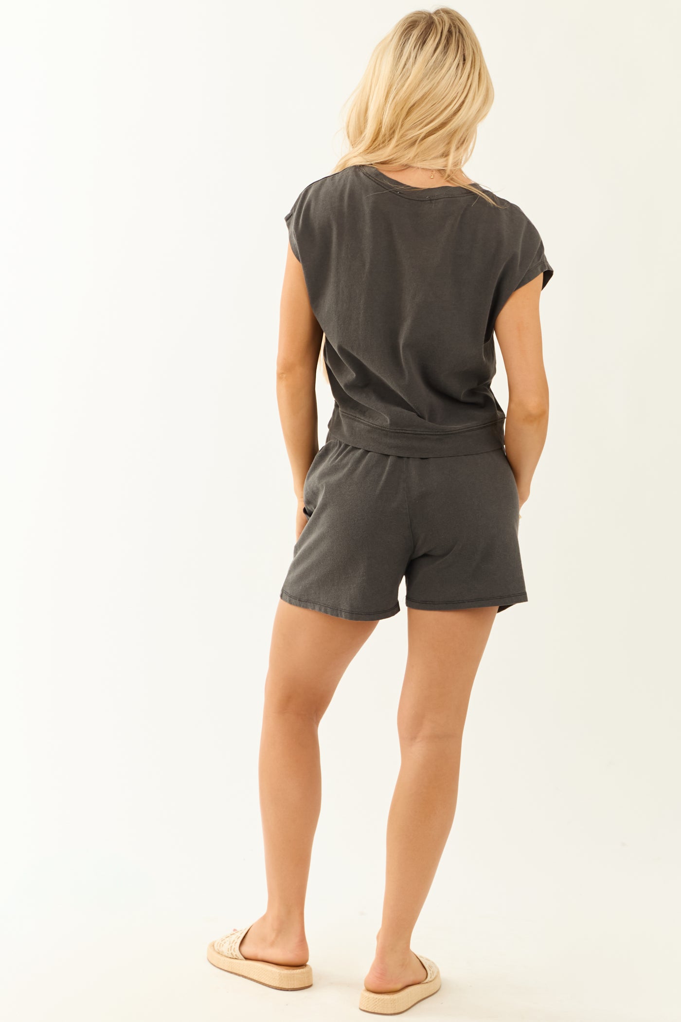 Ash Short Sleeve Top and Shorts Set