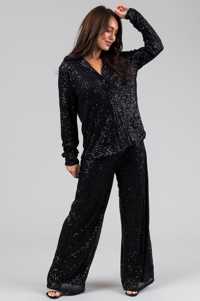 Sequined Pants