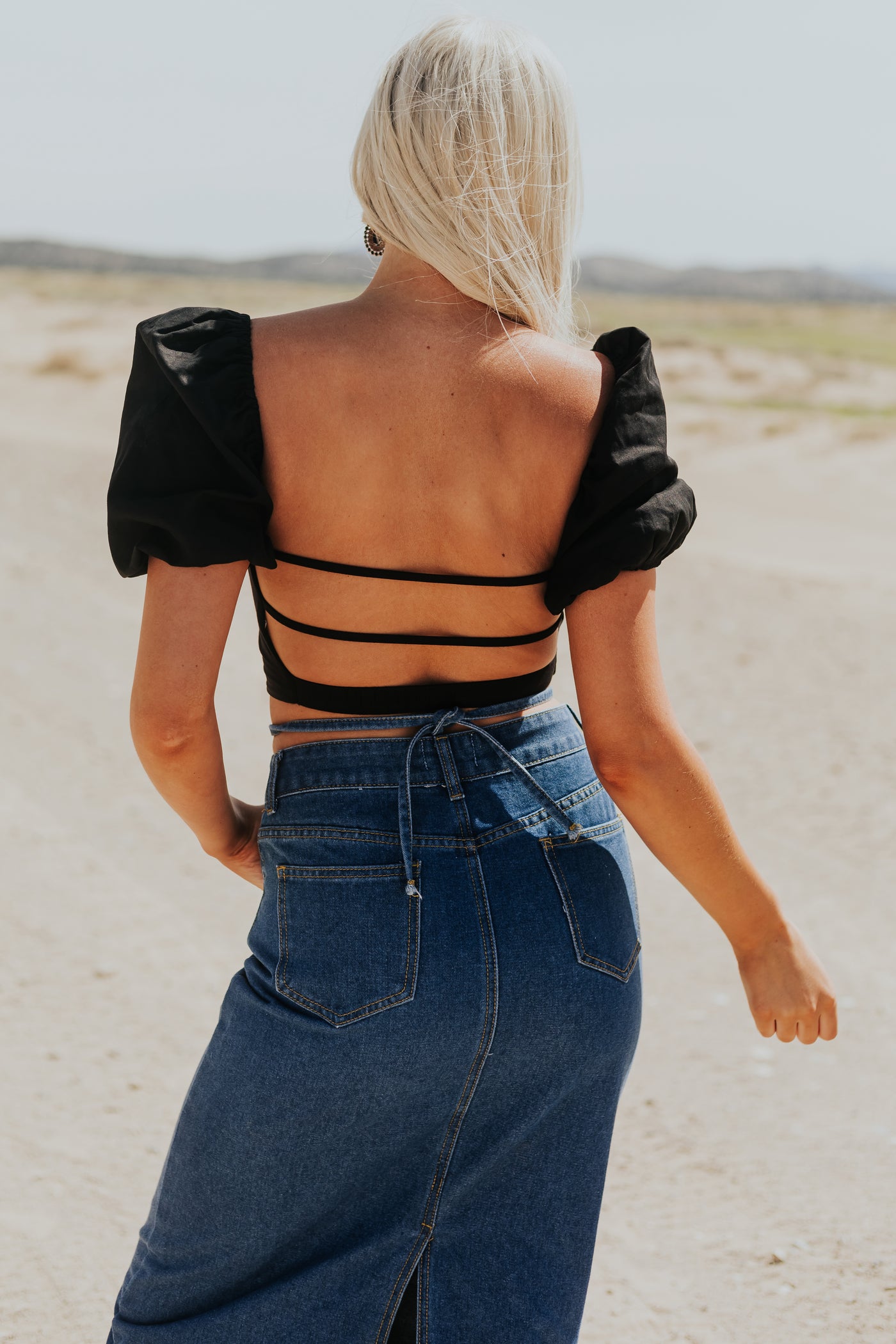 Scoop back top, Collection 2023