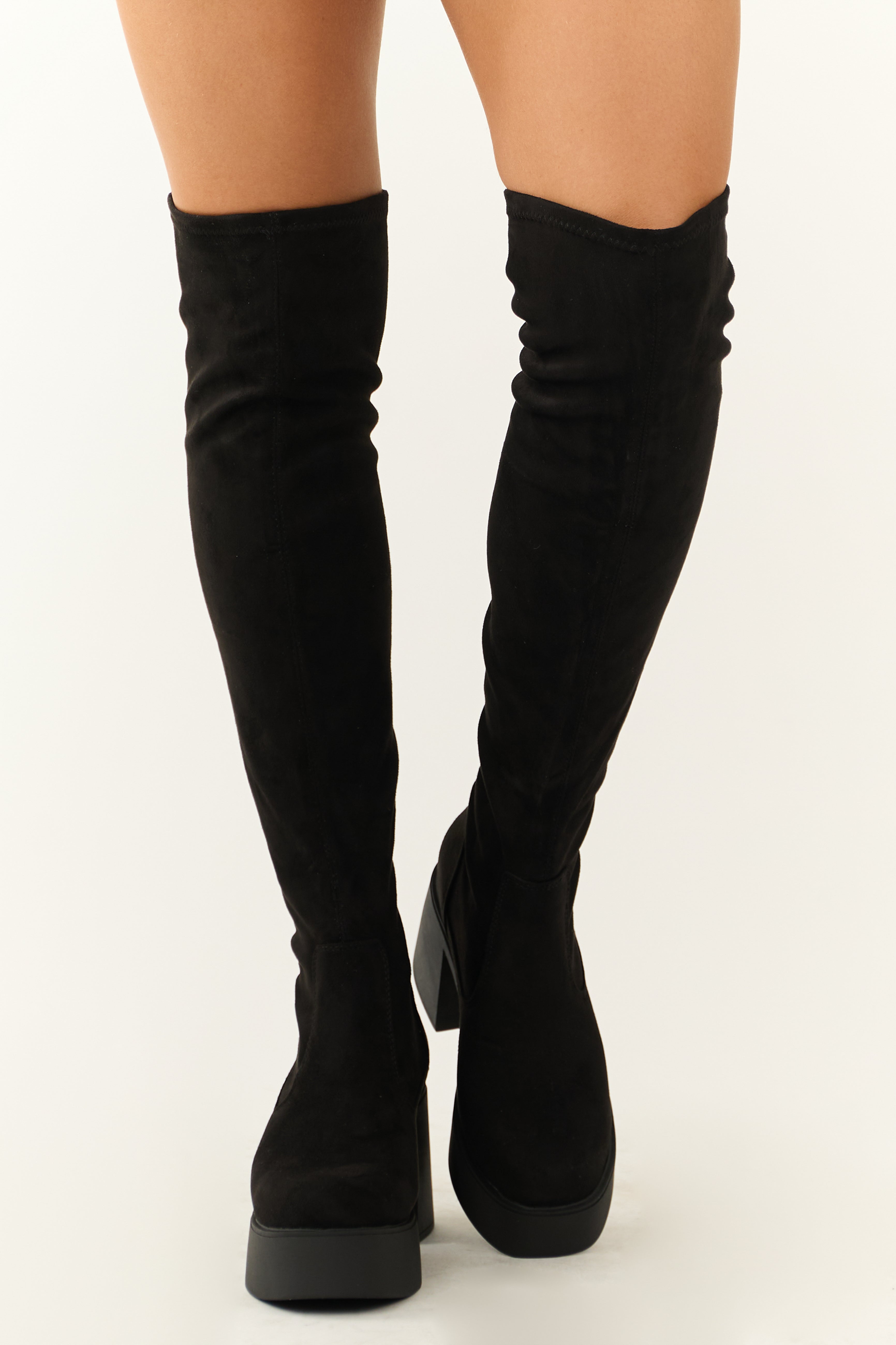 Cleated thigh high boots on sale