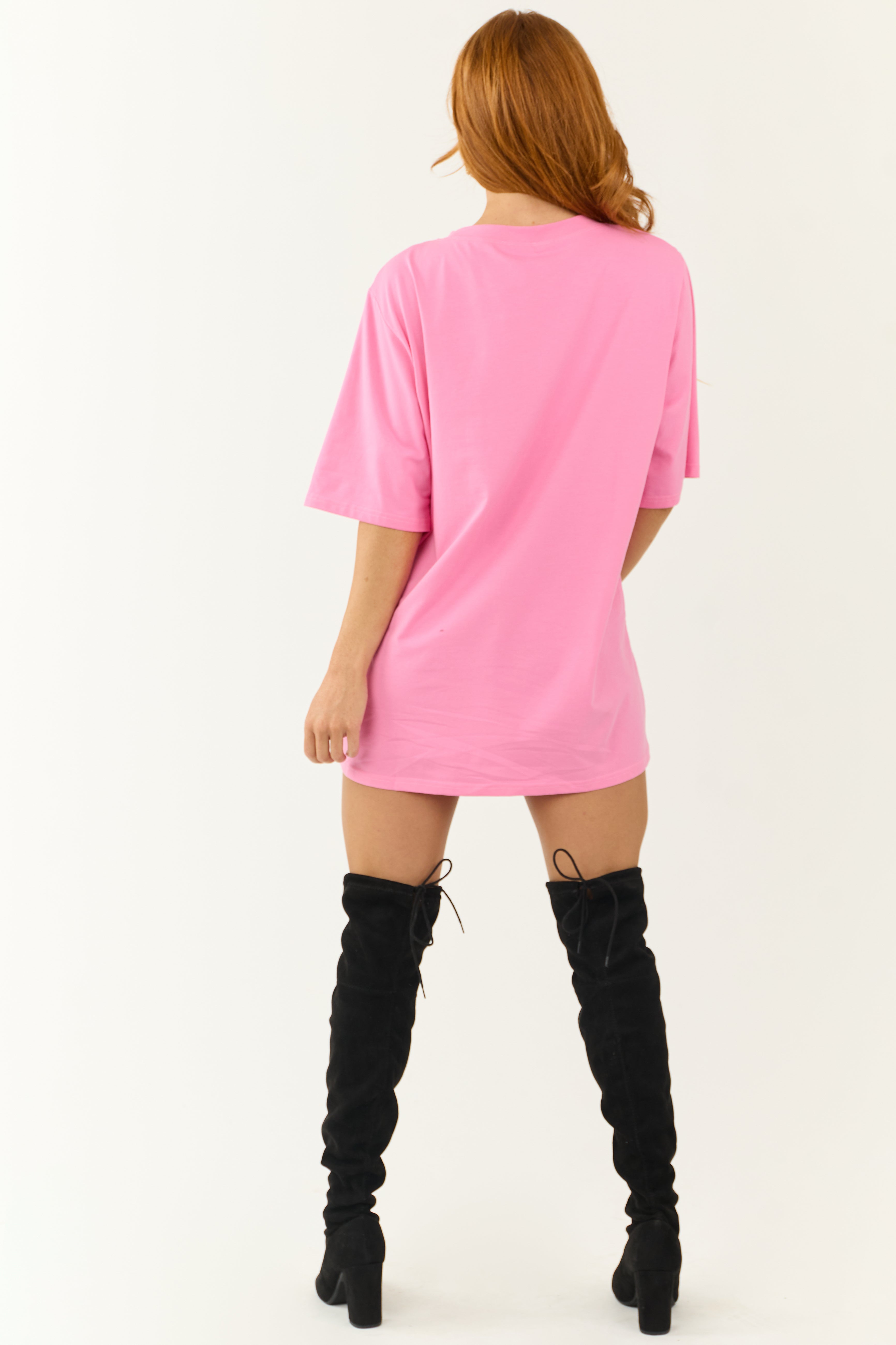 Bubblegum Nutcracker Sequin Tee Shirt Mini Dress