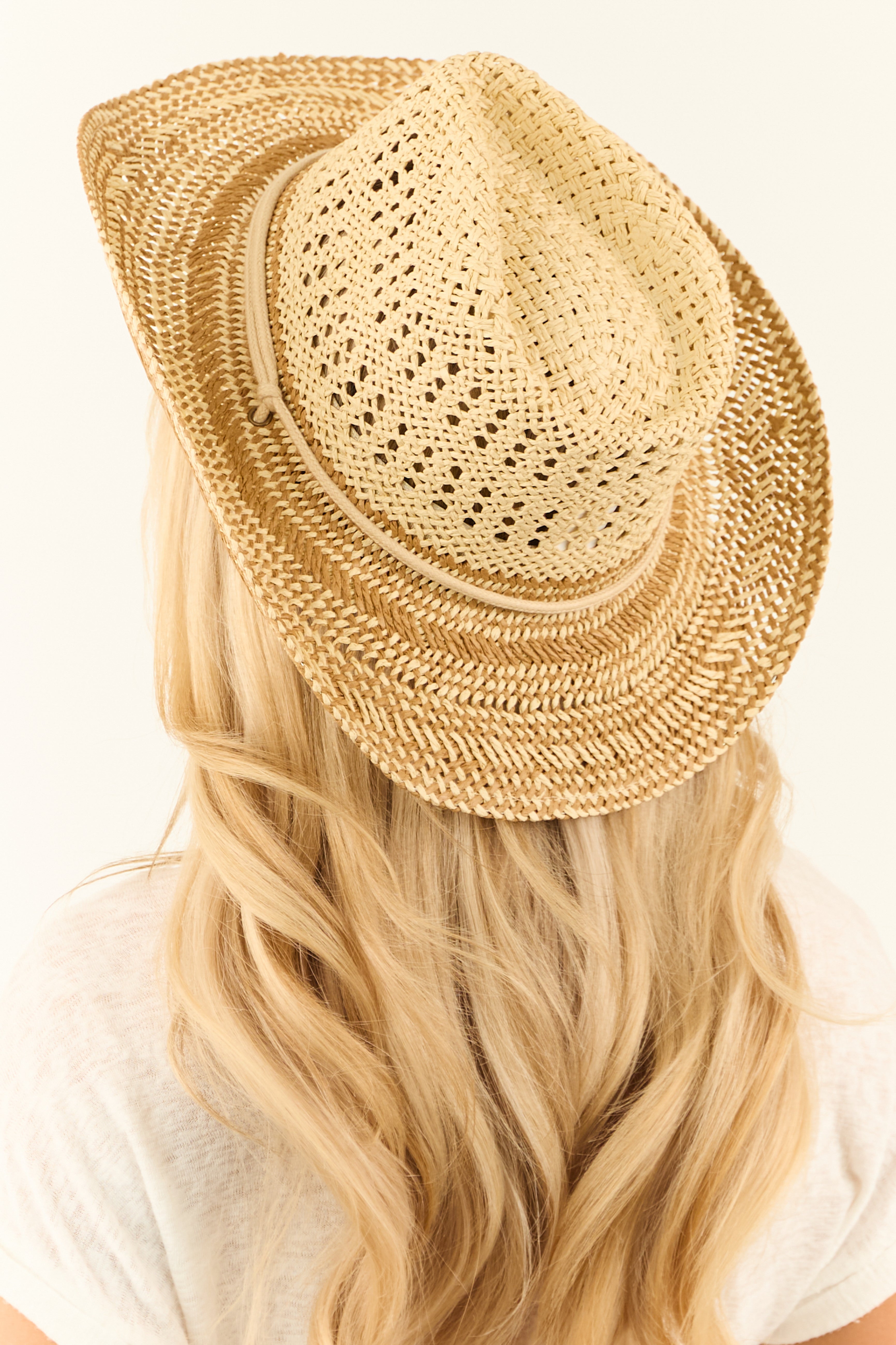 Buttercream and Brown Sugar Straw Cowboy Hat