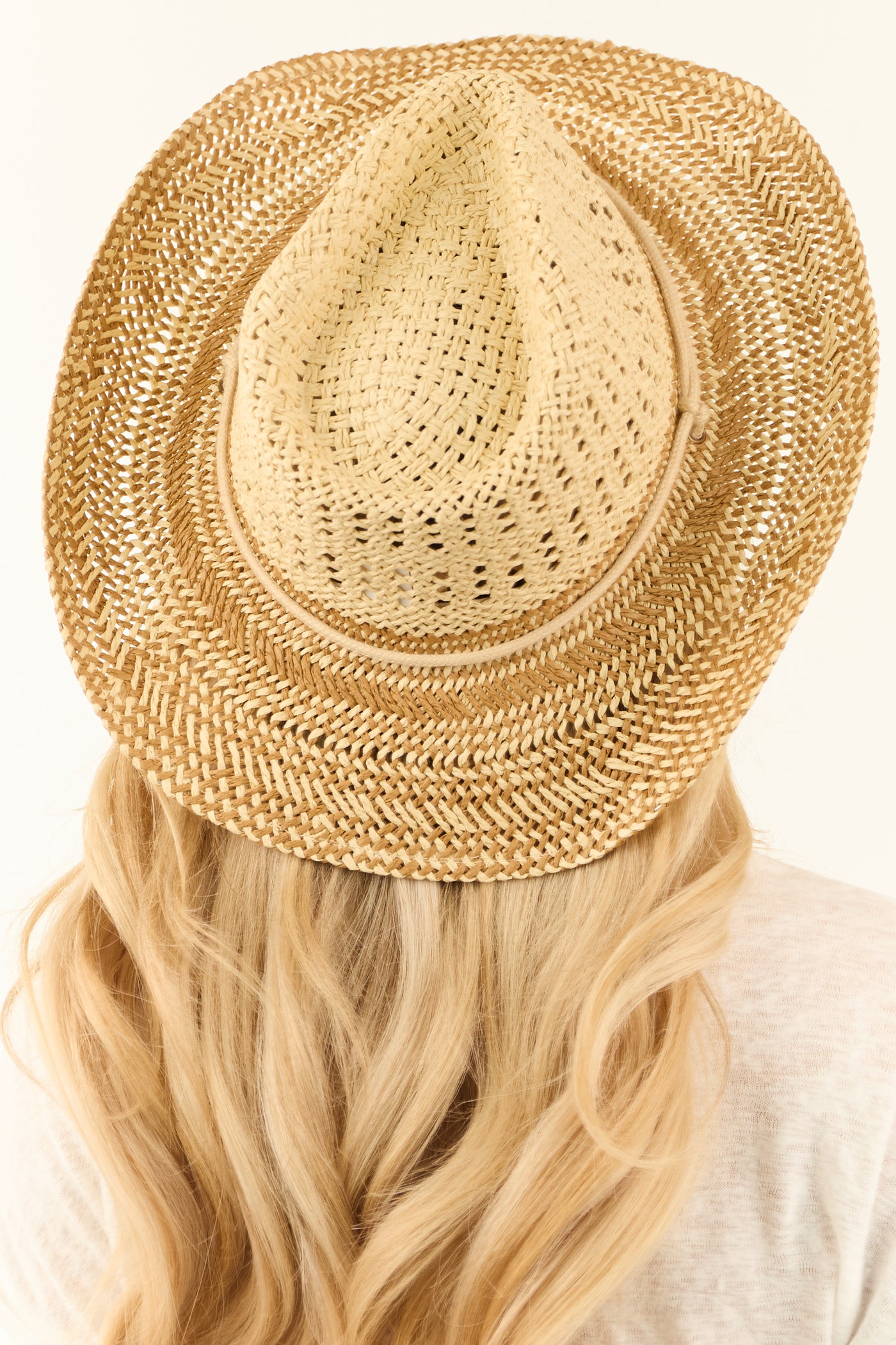 Buttercream and Brown Sugar Straw Cowboy Hat