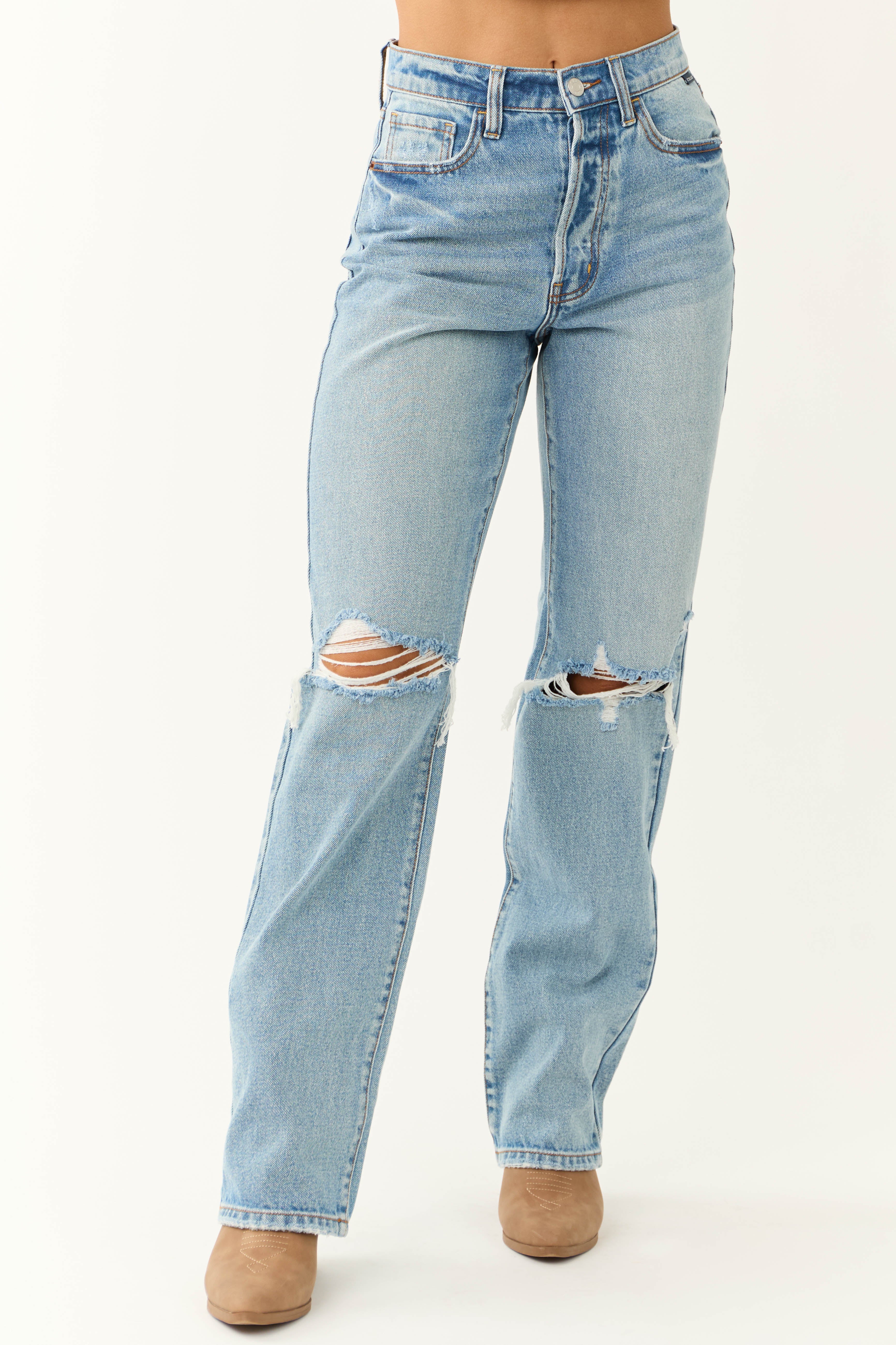 Popular Cello distressed high waist jeans size 9