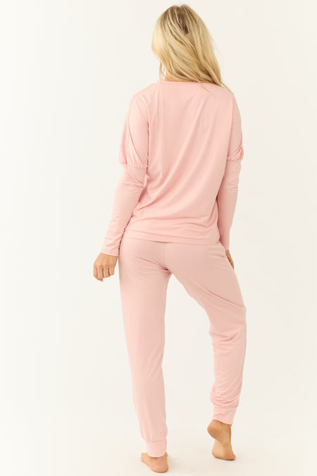 Cherry Blossom Long Sleeve Jogger Set