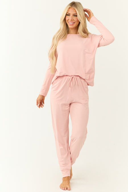 Cherry Blossom Long Sleeve Jogger Set