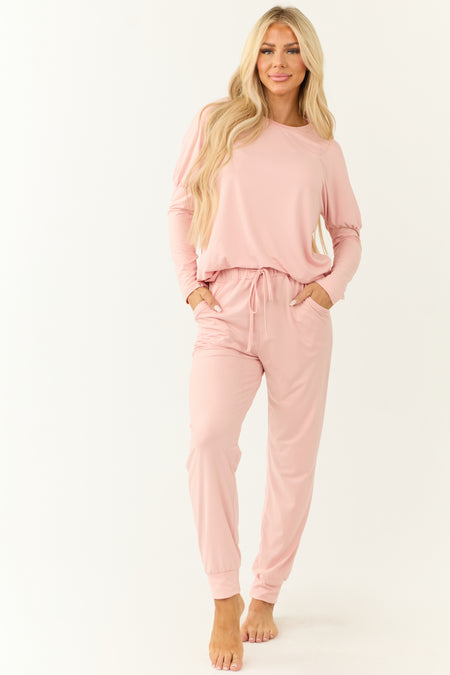 Cherry Blossom Long Sleeve Jogger Set