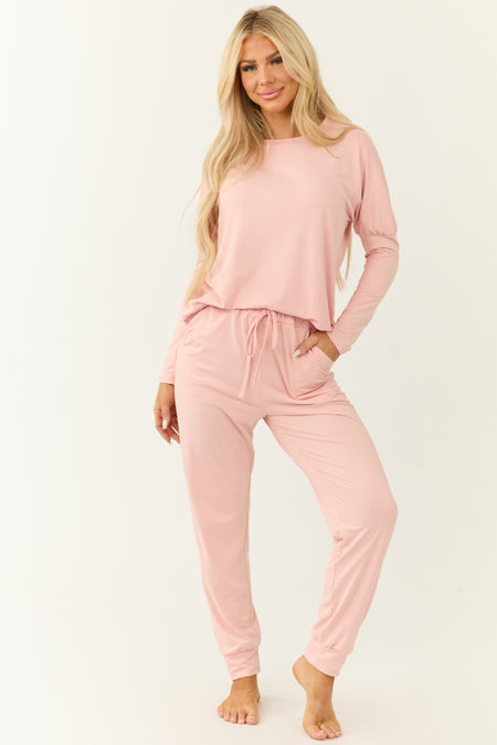 Cherry Blossom Long Sleeve Jogger Set