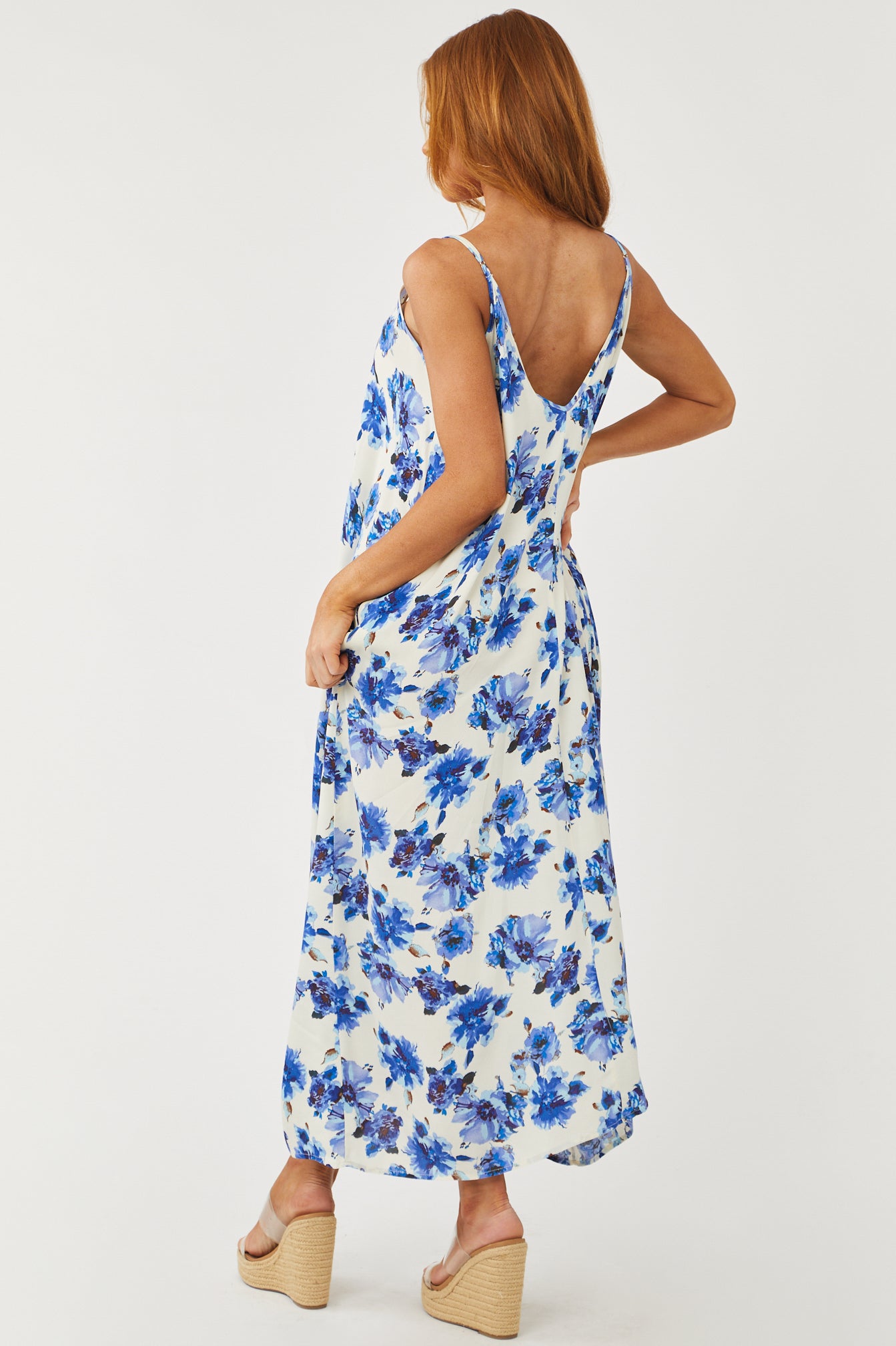 Svelte maxi clearance dress cobalt