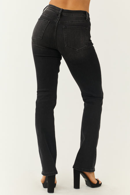 Flying Monkey Black Washed High Rise Jeans