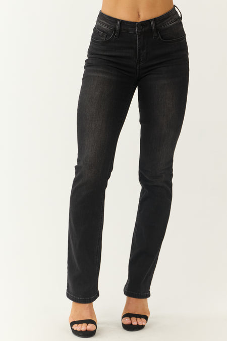 Flying Monkey Black Washed High Rise Jeans