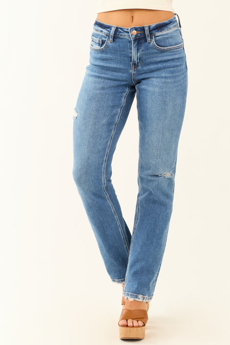 Flying Monkey Medium Wash Stretchy Mid Rise Jeans