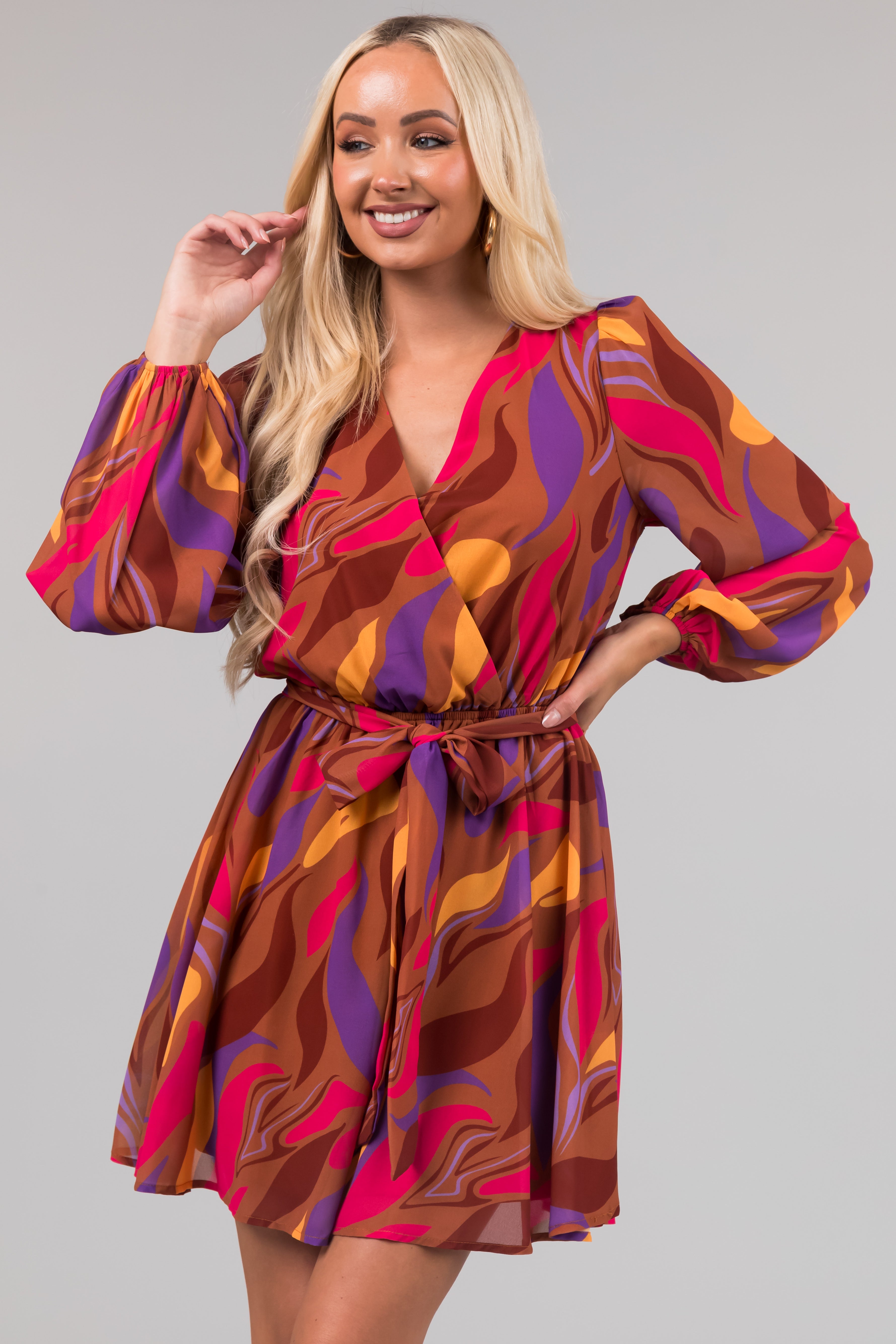 Flying tomato wrap dress sale