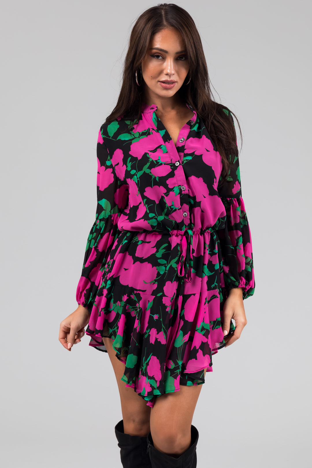 Fuschia fashion dressy s