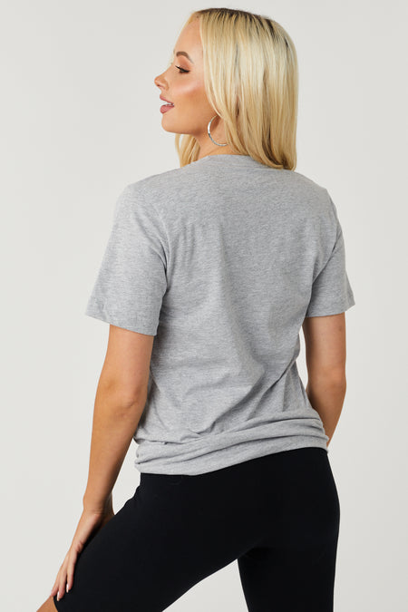 Heather Grey 'Sunday Funday' Graphic Tee