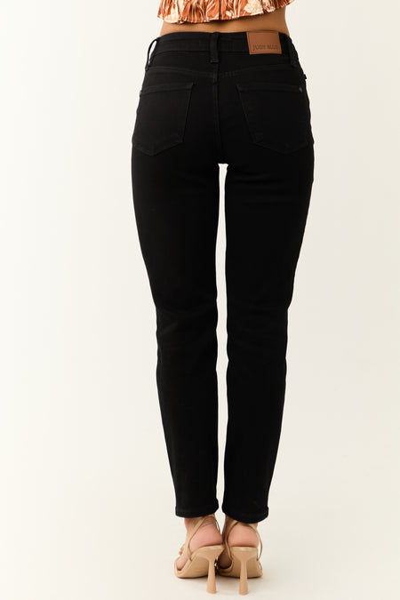 Judy Blue Black Non Distressed Skinny Jeans