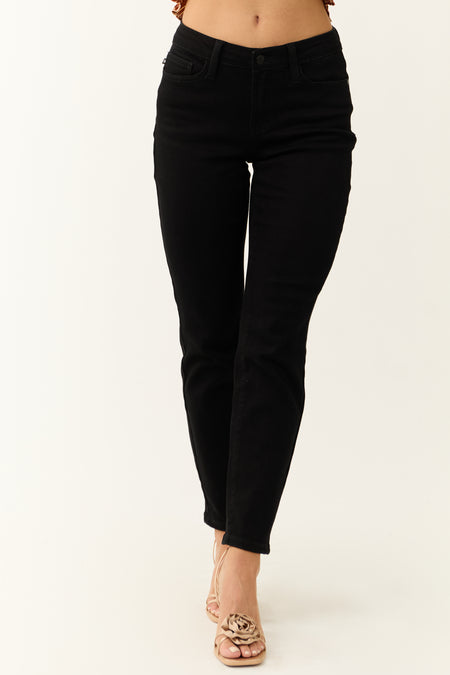 Judy Blue Black Non Distressed Skinny Jeans