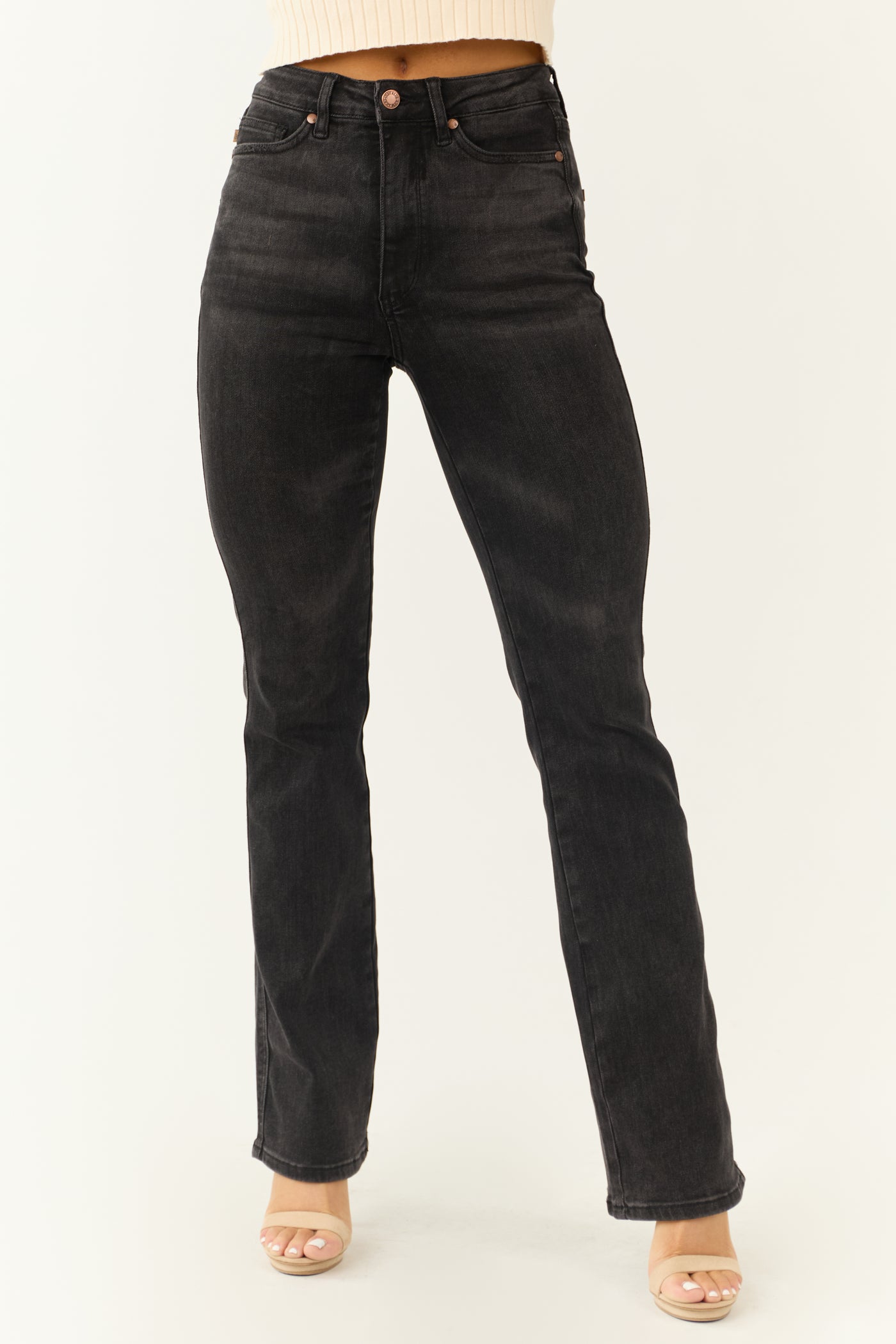 Judy Blue Black Tummy Control Bootcut Jeans