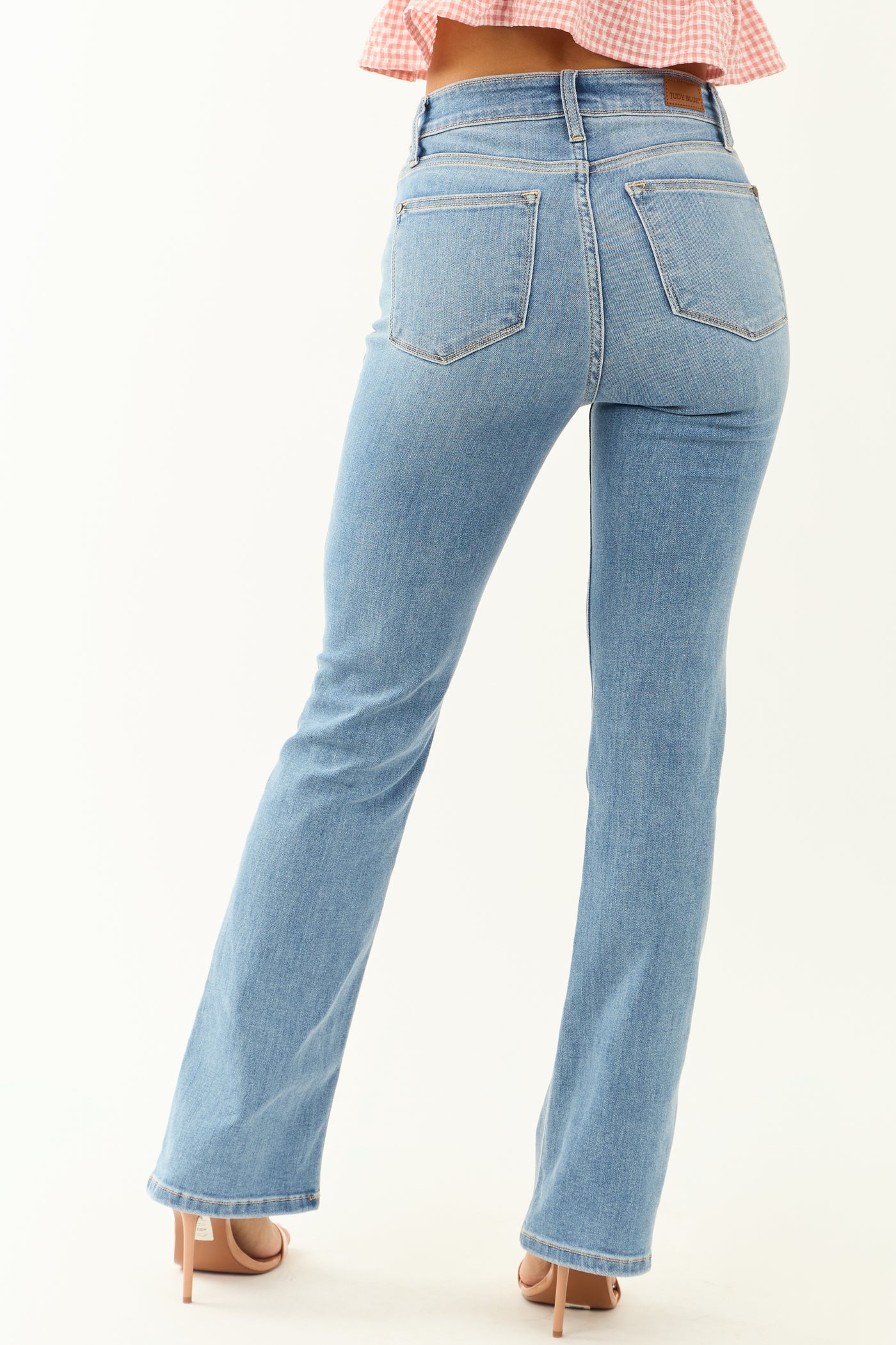 Judy Blue Contrast Wash Stretchy Bootcut Jeans