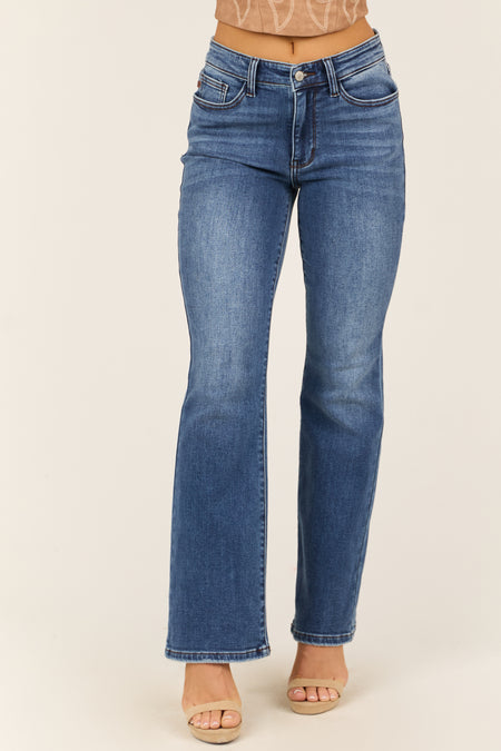 Judy Blue Dark Wash Mid Rise Bootcut Jeans