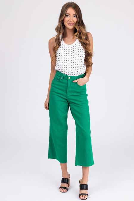 Judy Blue Jade Tummy Control Crop Jeans