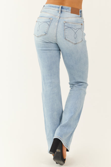 Judy Blue Light Wash Mid Rise Bootcut Jeans