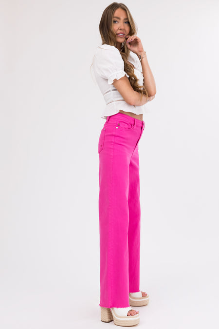 Judy Blue Magenta 90's Straight Leg Jeans