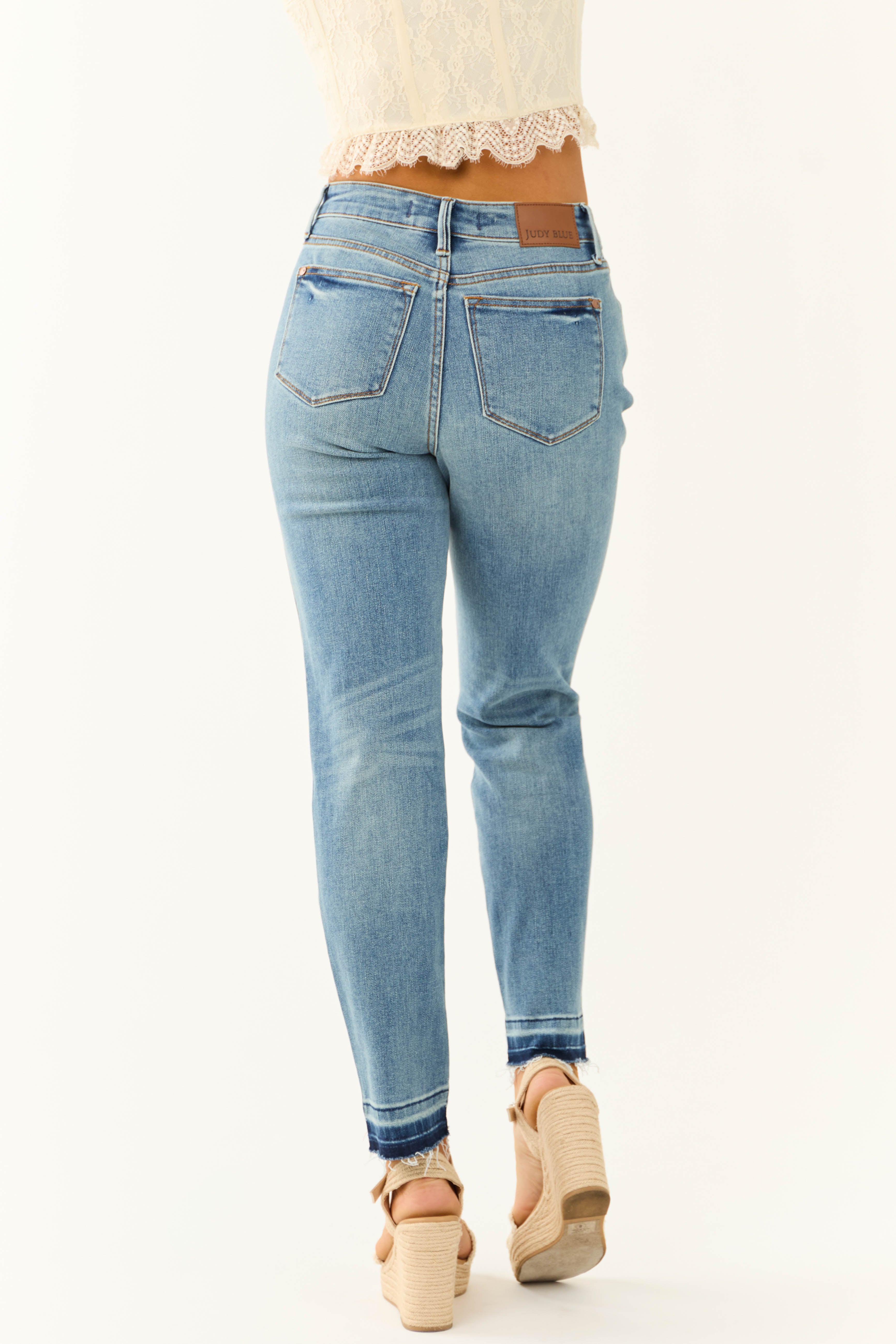 Judy Blue Medium Wash Straight Leg Jeans