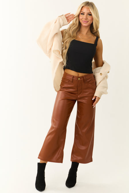 Judy Blue Spice Tummy Control Faux Leather Pants