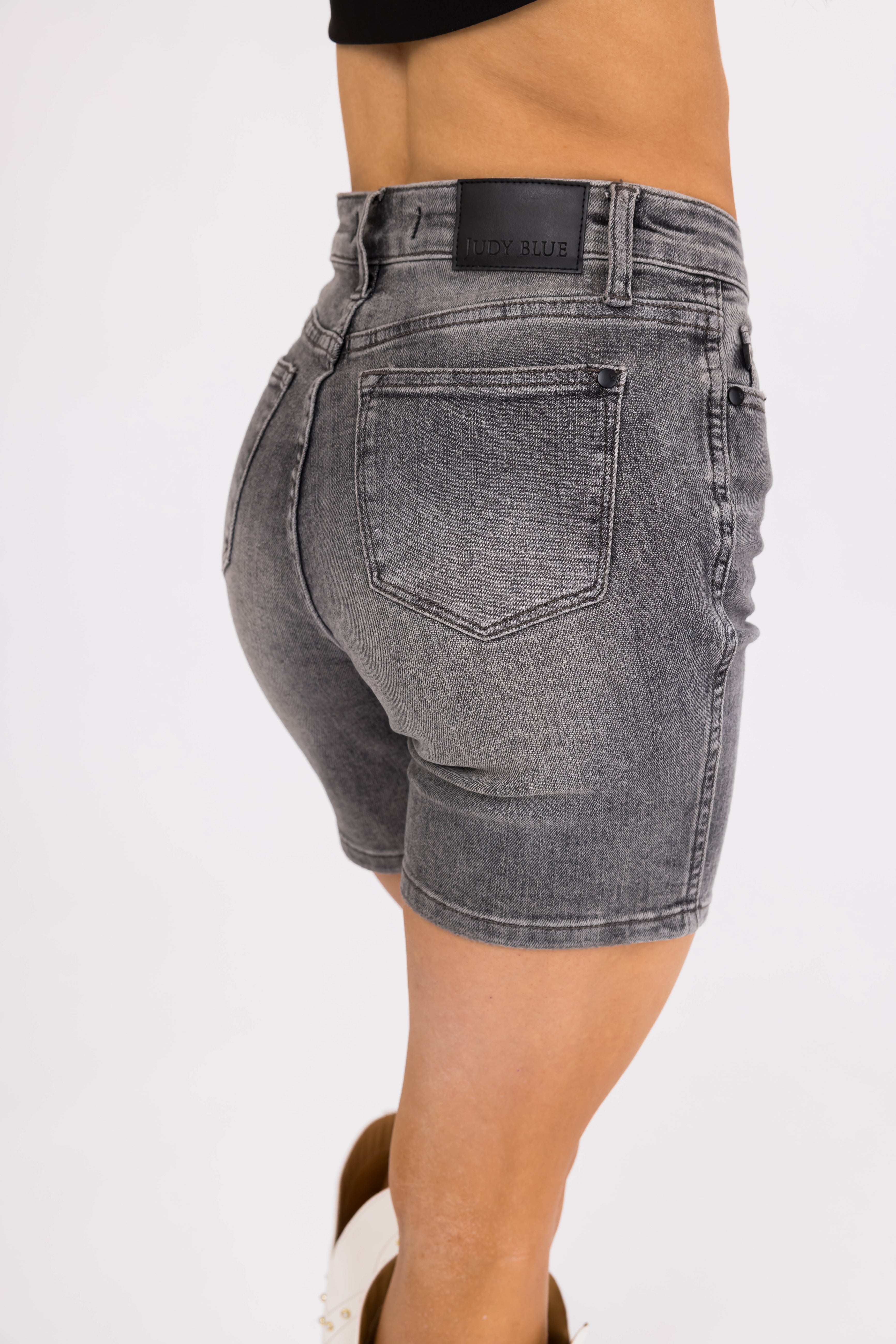 Judy Blue Stone High Rise Jean Shorts