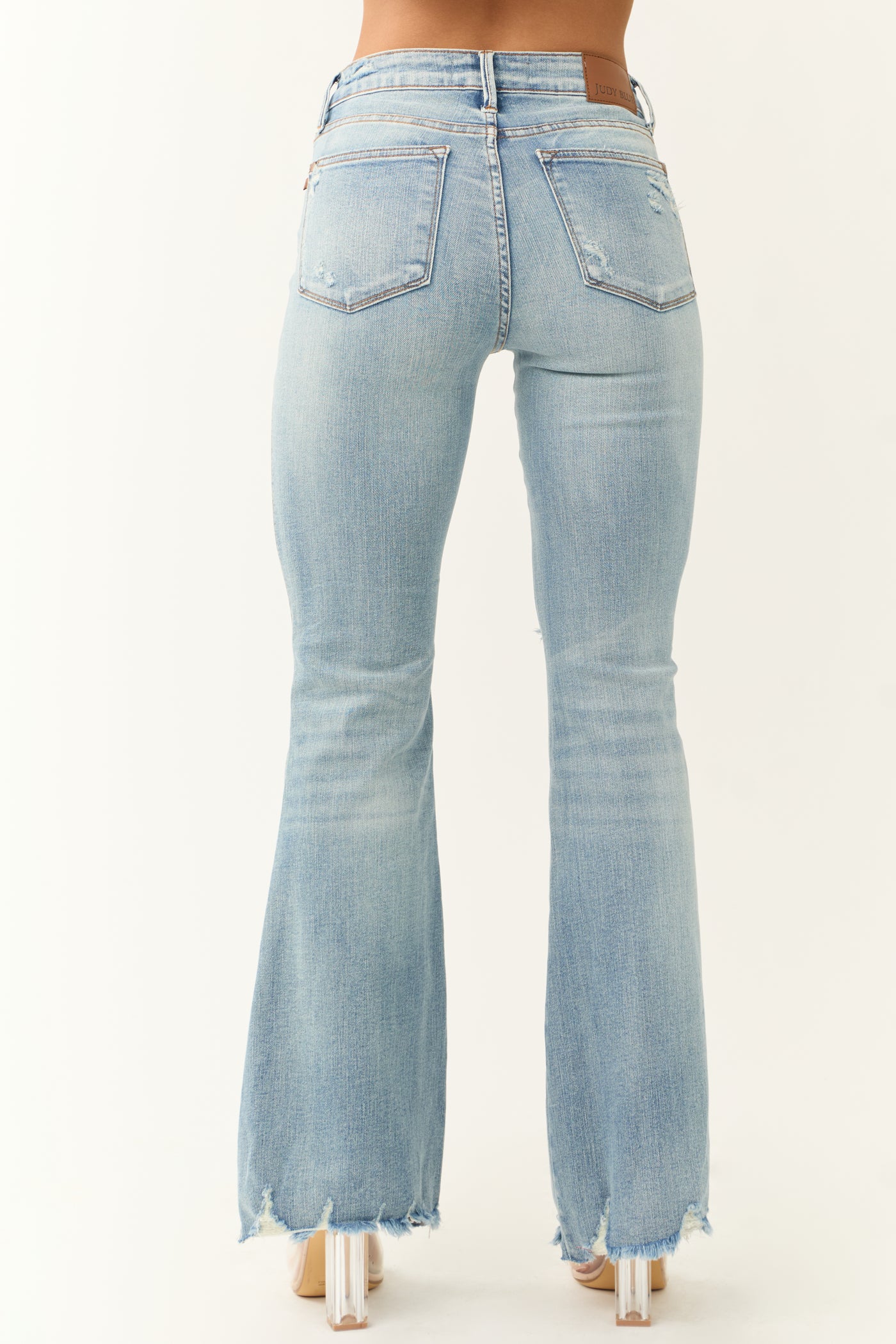 Judy Blue Tummy Control Medium Wash Flare Jeans