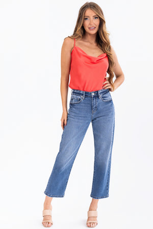 KanCan Comfort Stretch High Rise Straight Jeans