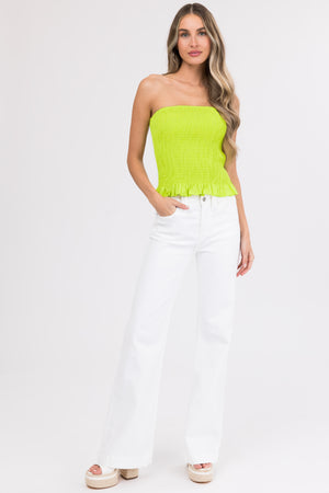 KanCan Ivory High Rise Wide Relaxed Denim Jeans