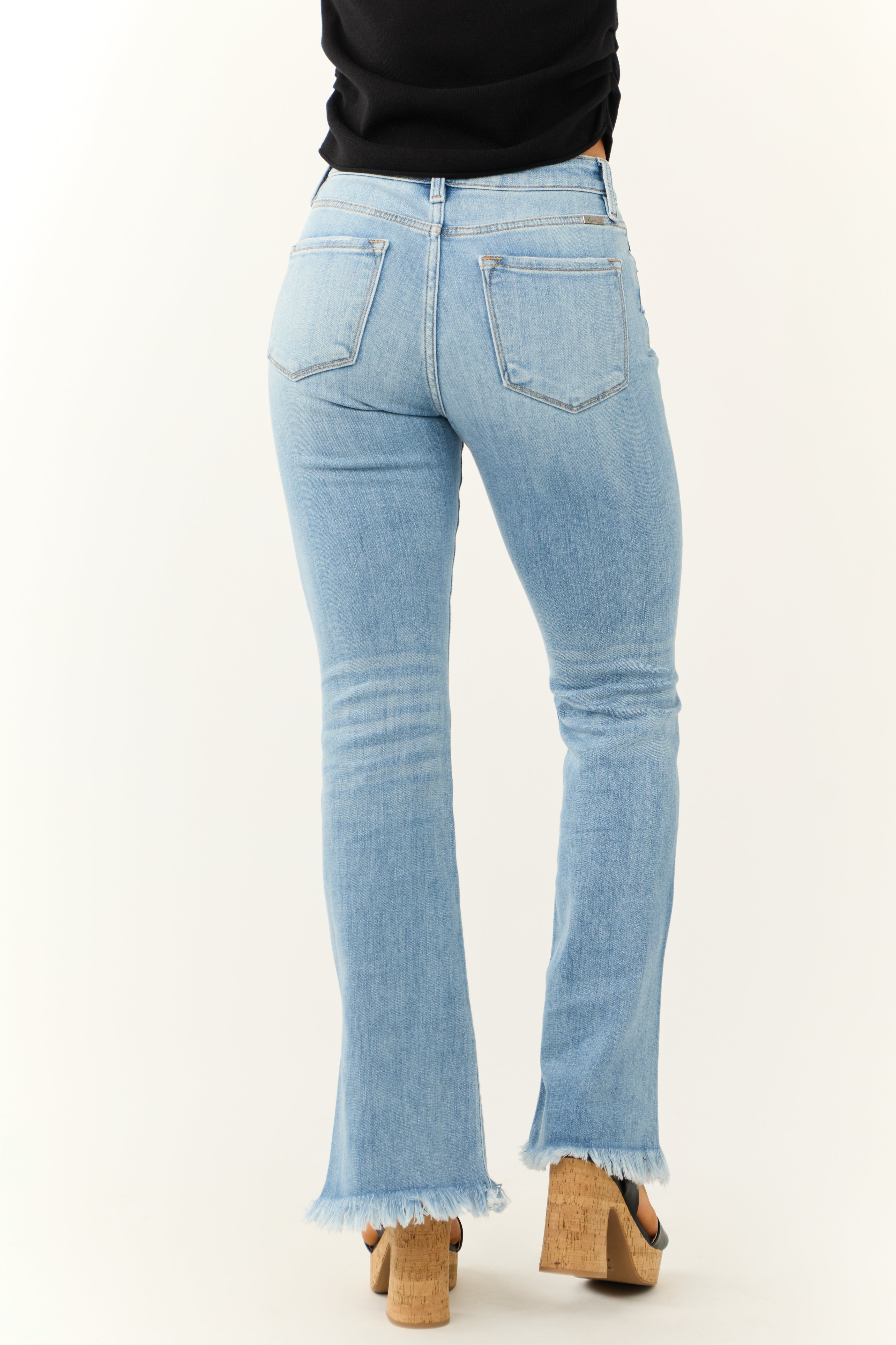 KanCan Light Wash High Rise Bootcut Jeans