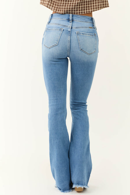 KanCan Medium Wash High Rise Flare Jeans