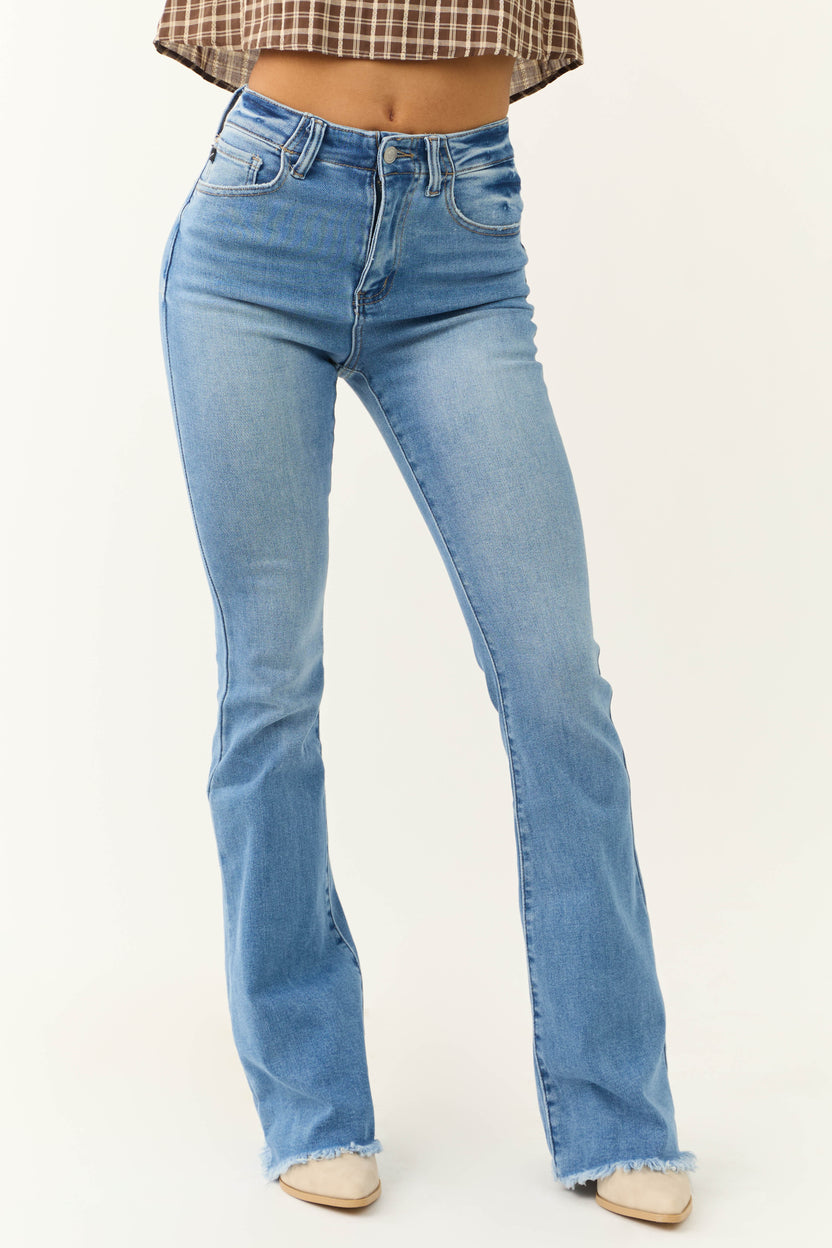 KanCan Medium Wash High Rise Flare Jeans