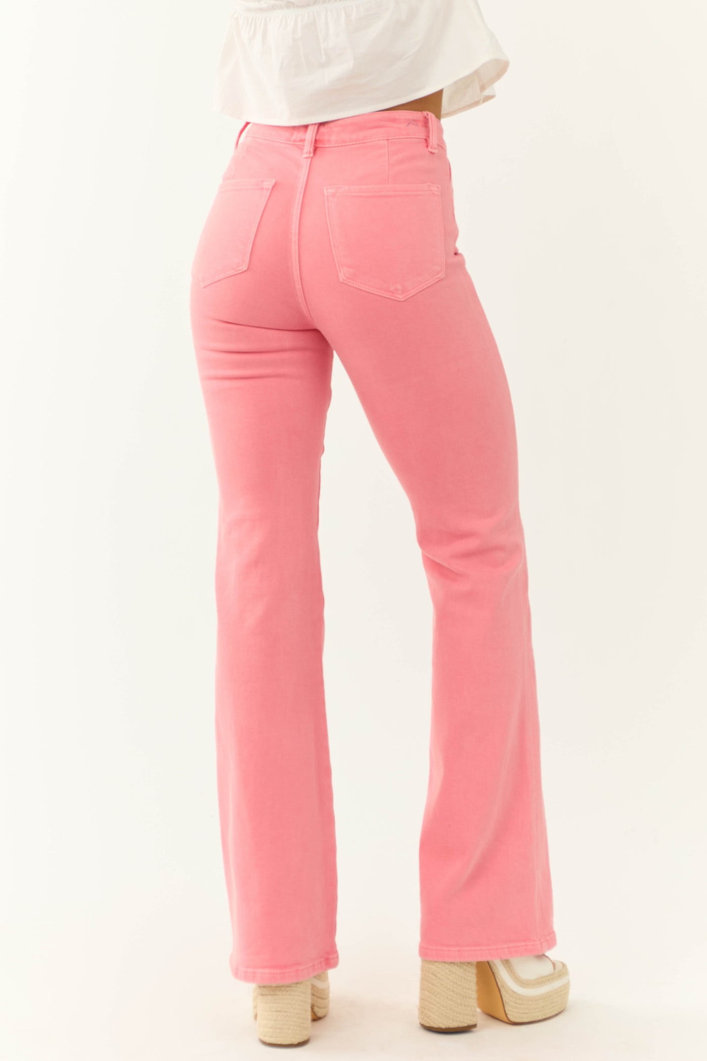 KanCan Watermelon Ultra High Rise Flare Jeans