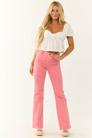 KanCan Watermelon Ultra High Rise Flare Jeans