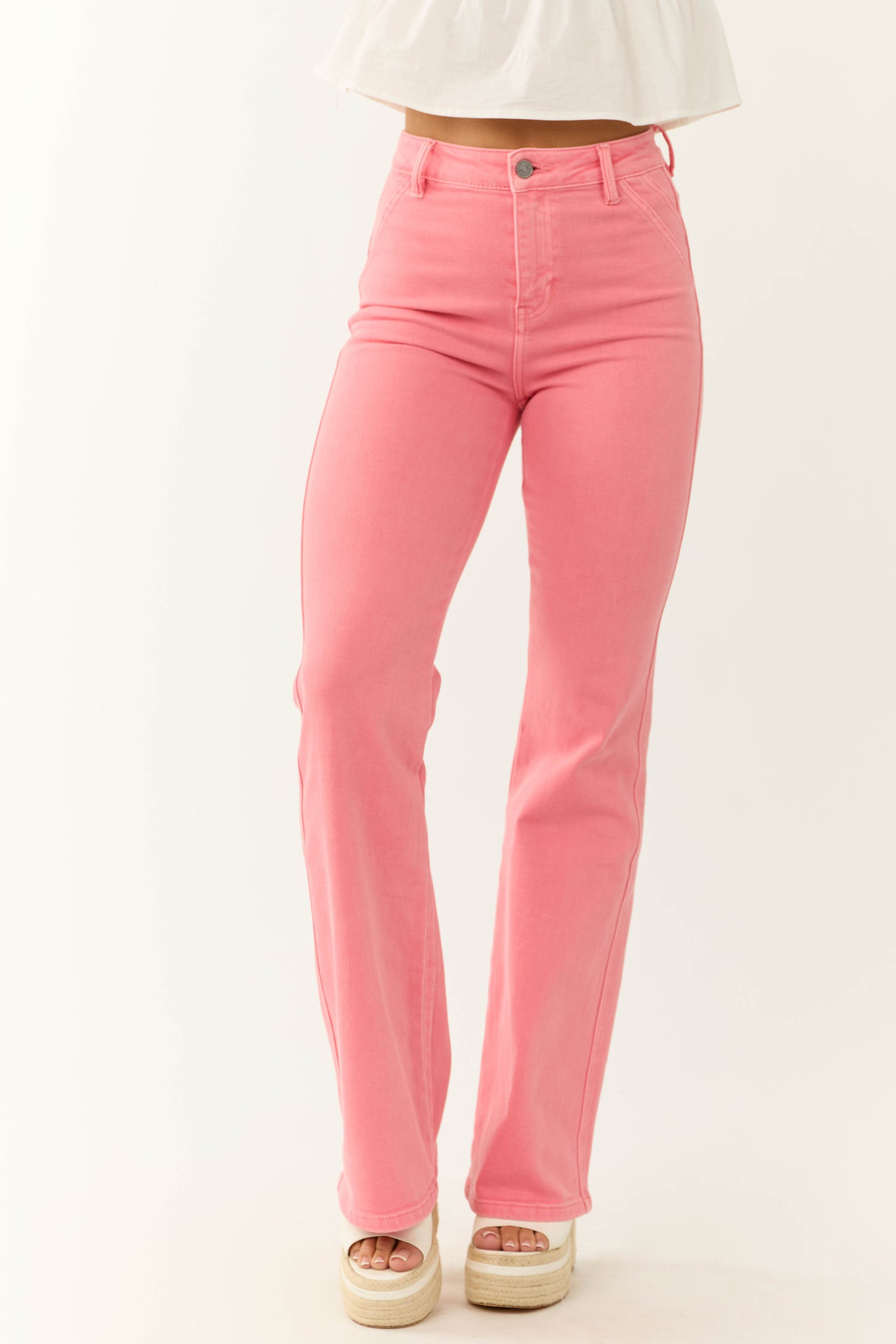 KanCan Watermelon Ultra High Rise Flare Jeans