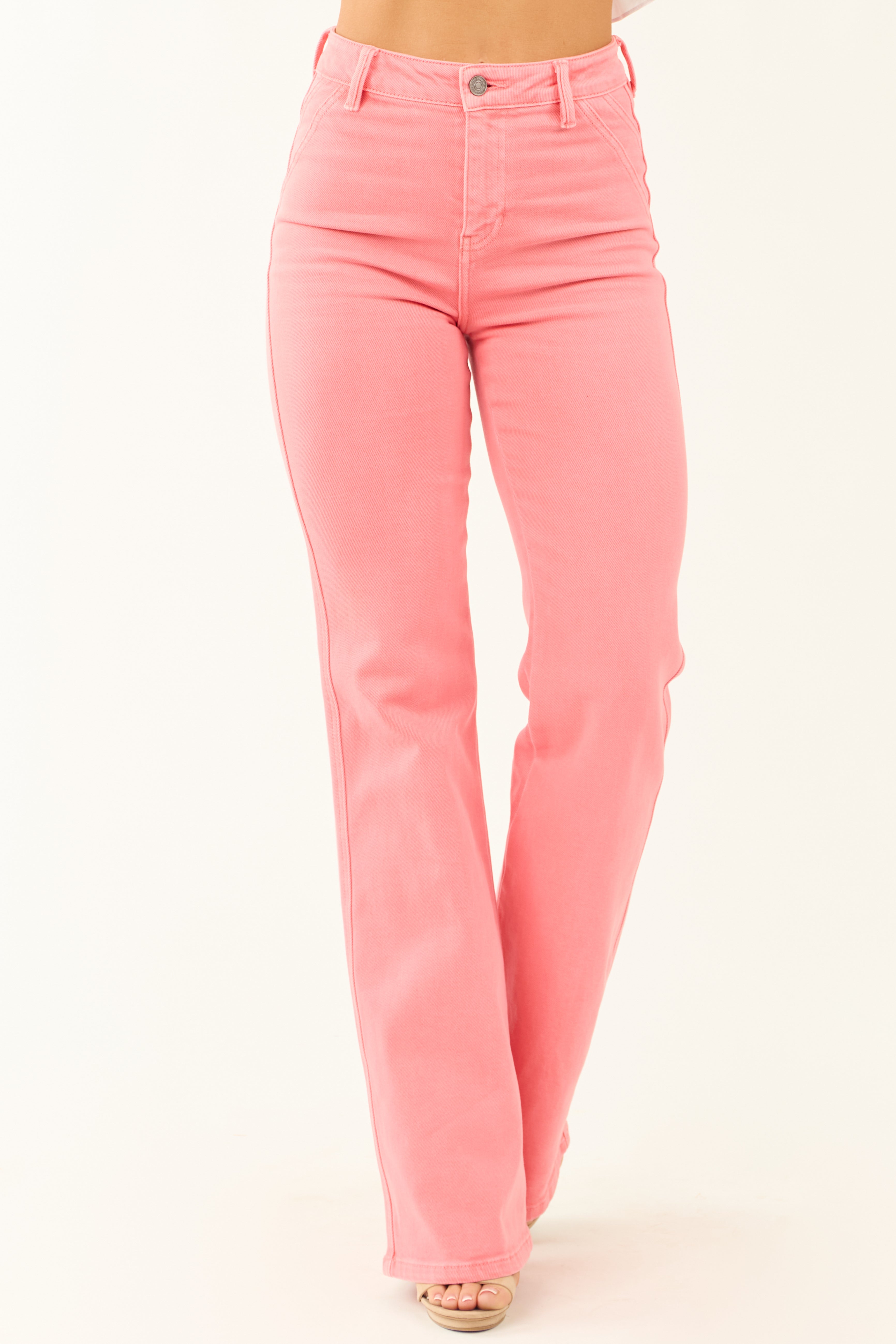 KanCan Watermelon Ultra High Rise Flare Jeans