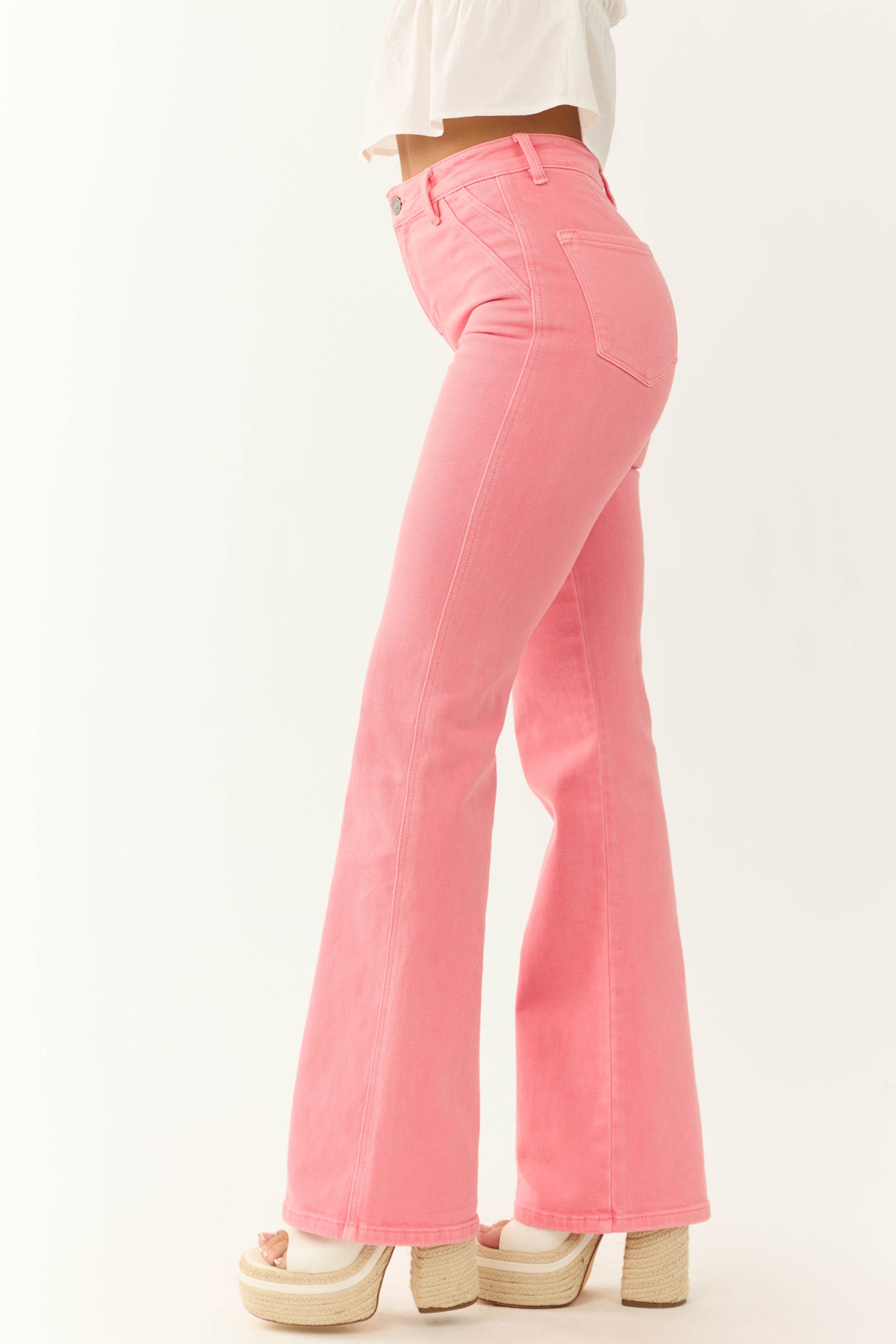 KanCan Watermelon Ultra High Rise Flare Jeans