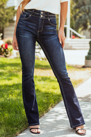 KanCan Dark High Rise Bootcut Jeans