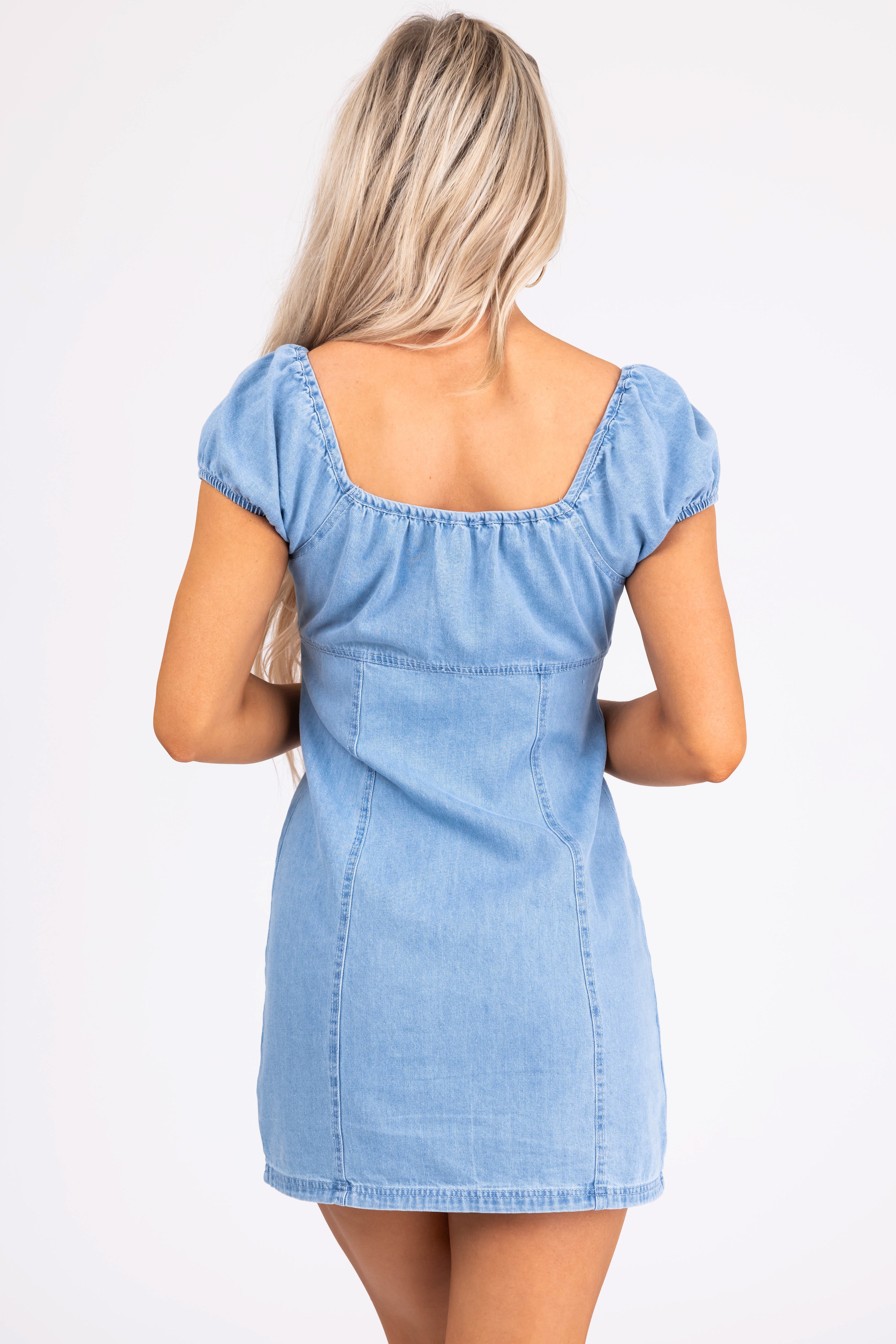 Cap Sleeve Mini Dress