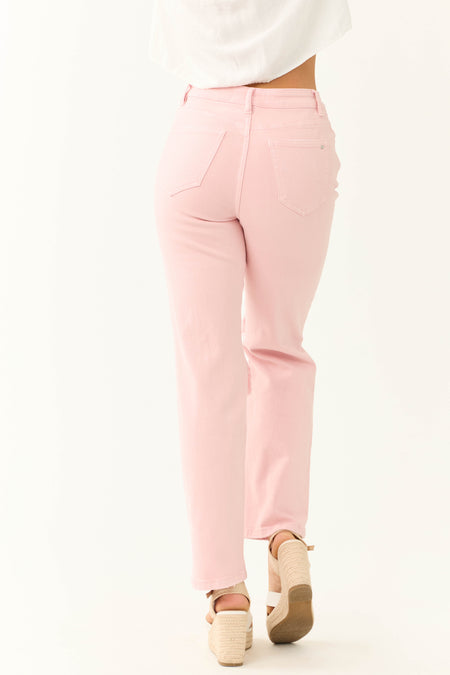 Mica Denim Cherry Blossom Straight Leg Jeans