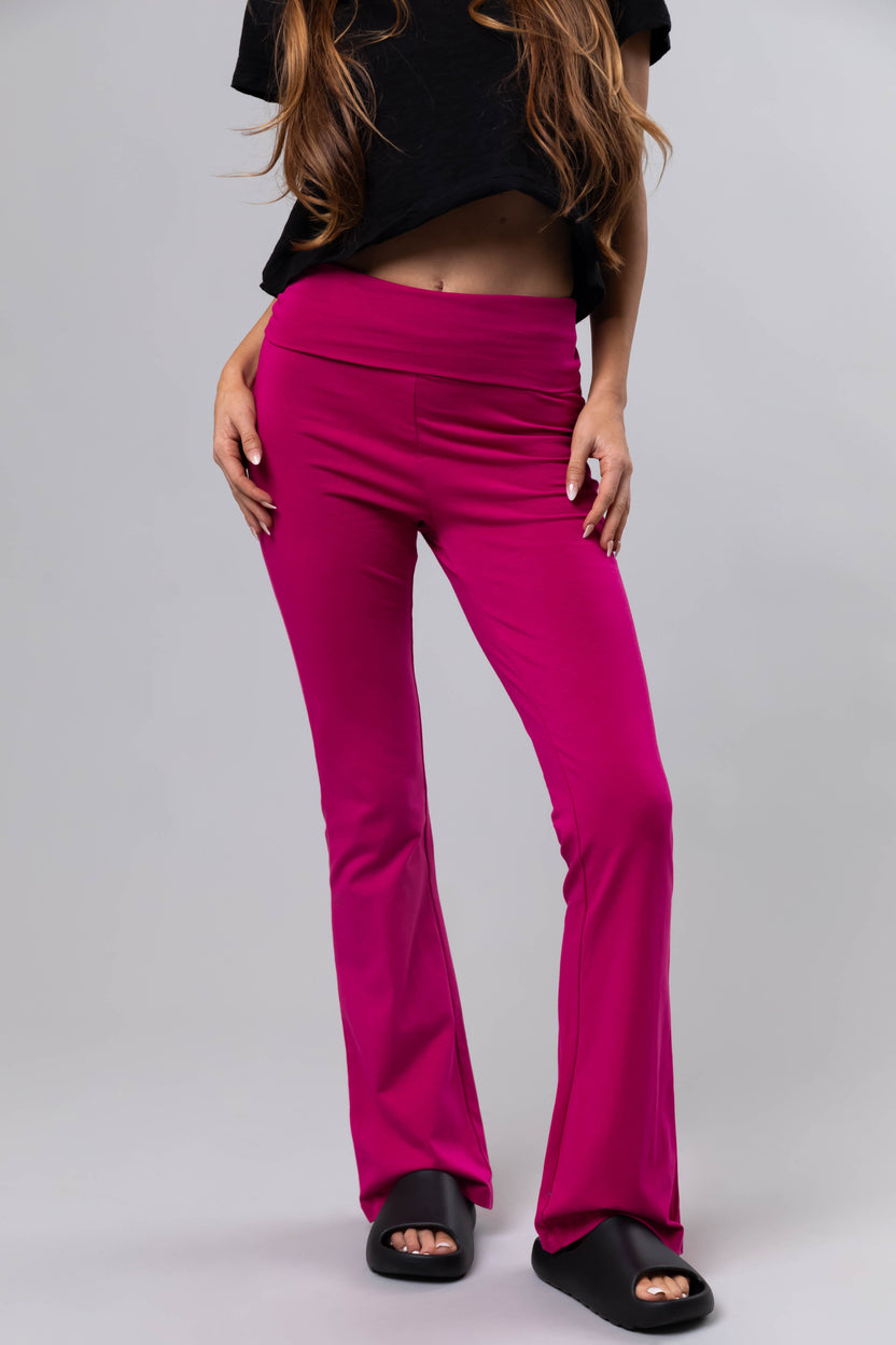 Mulberry Soft High Waist Flare Leg Yoga Pants