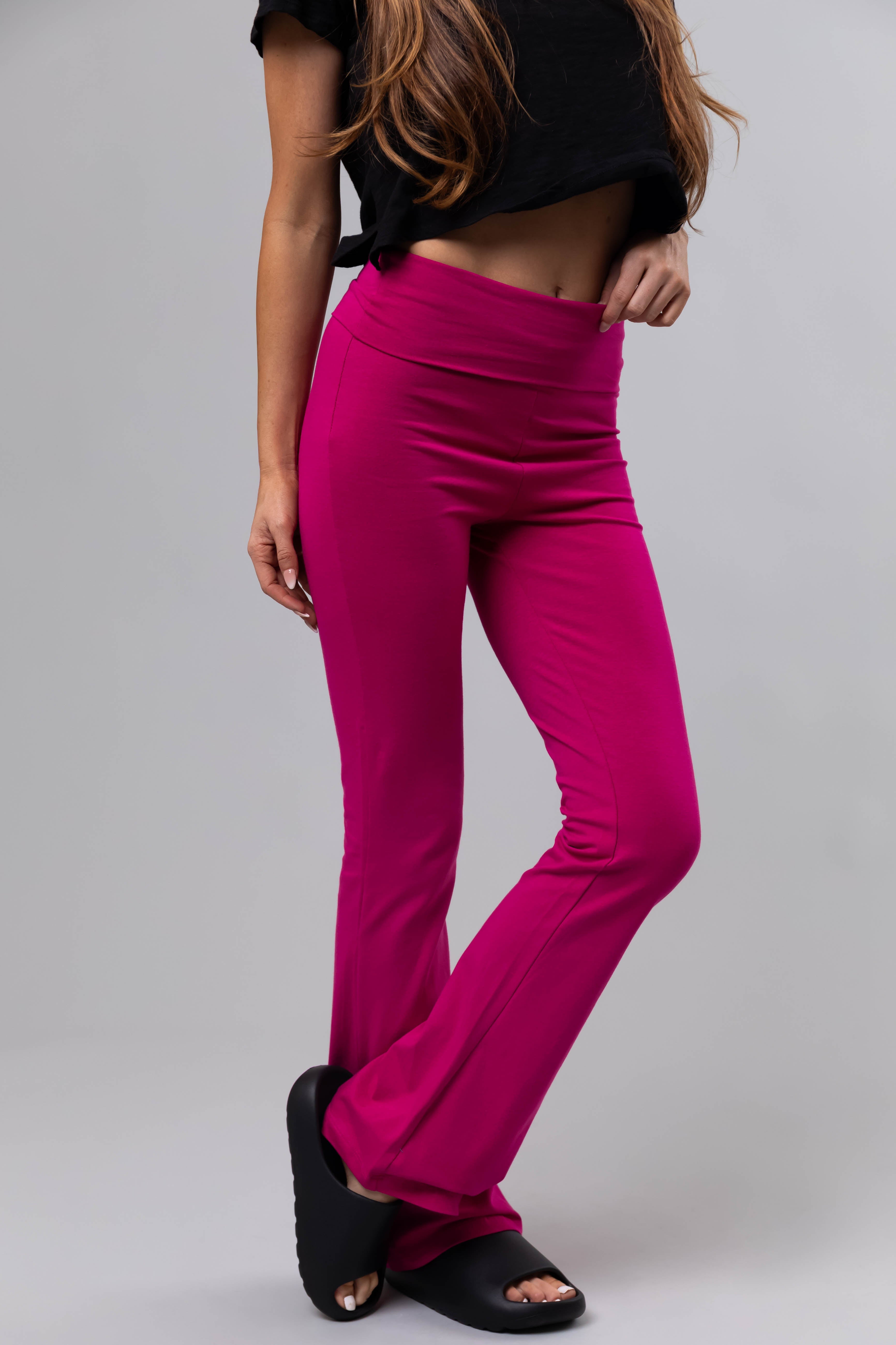 Mulberry Soft High Waist Flare Leg Yoga Pants