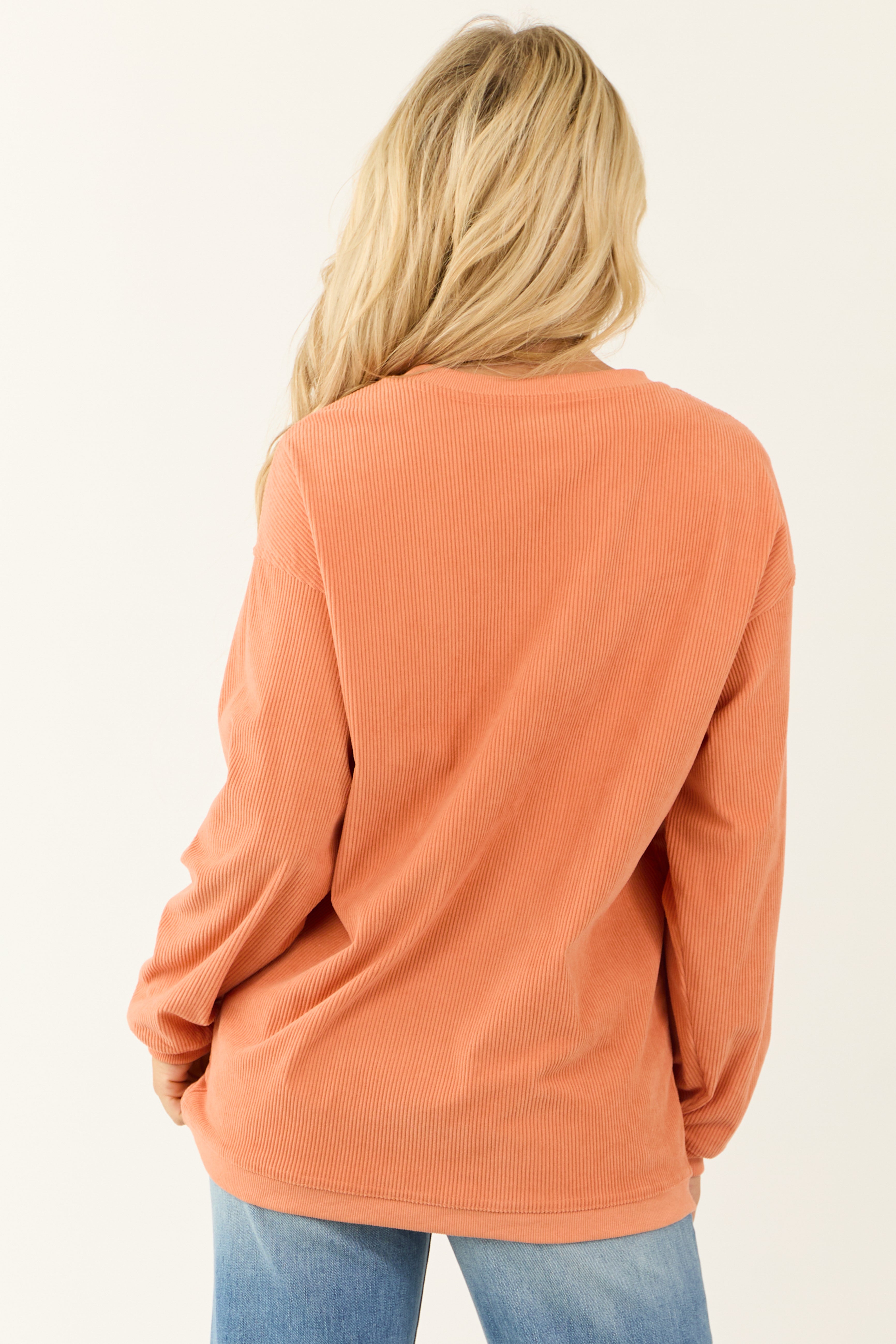 Peach sweatshirt best sale