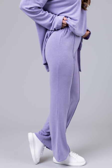 Periwinkle Soft Loungewear Top and Pants Set