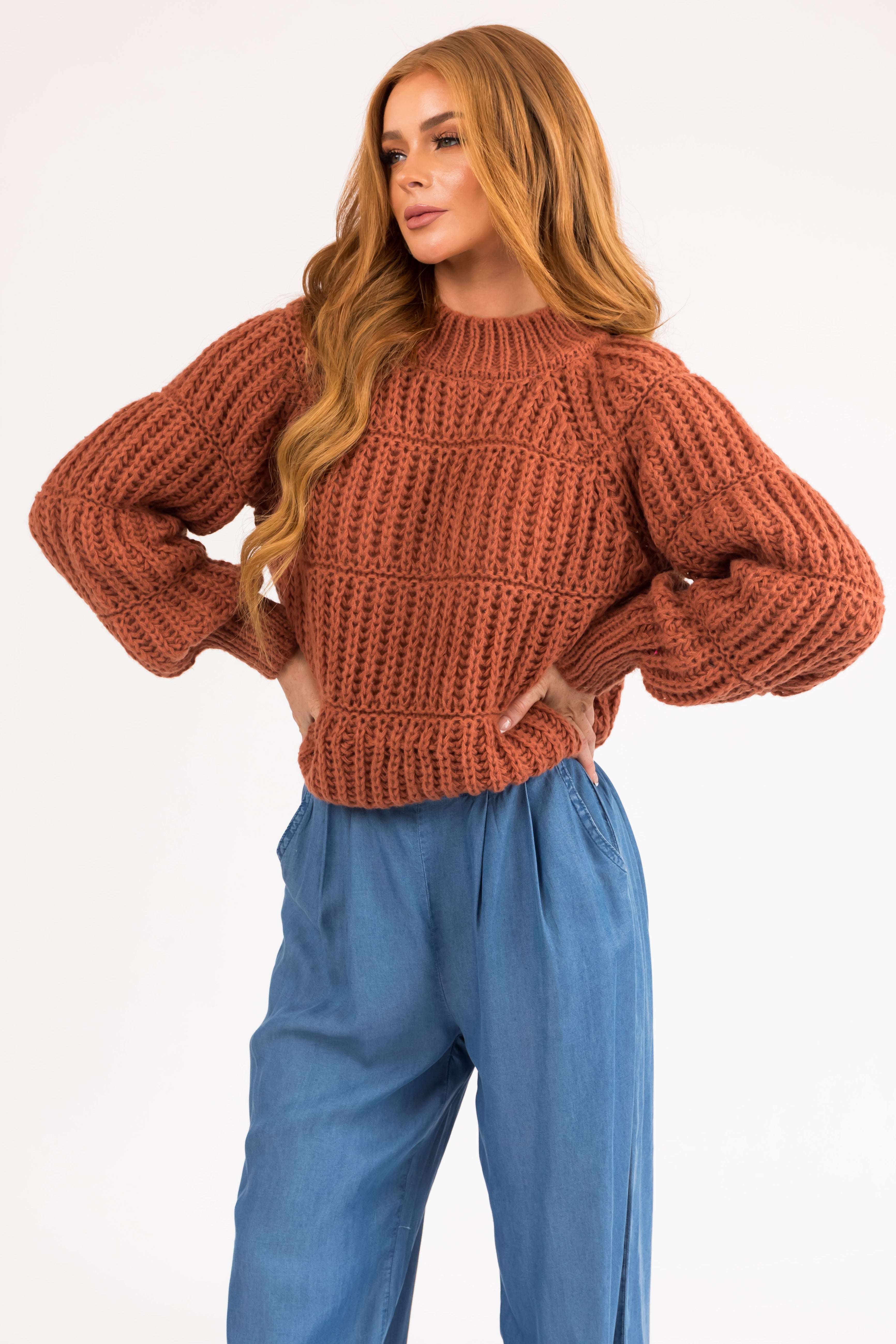 Tiered sweater on sale