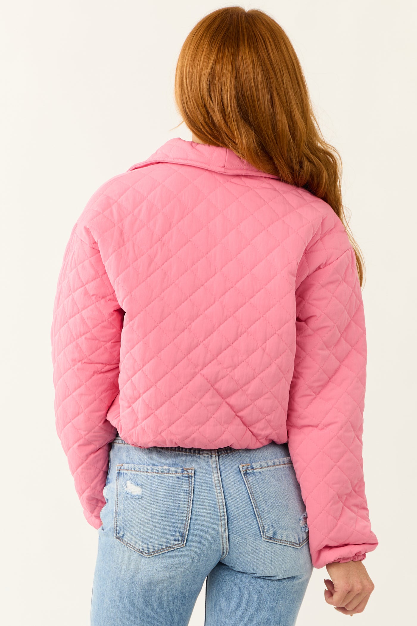 Punch Quilted Cropped Puffer Jacket